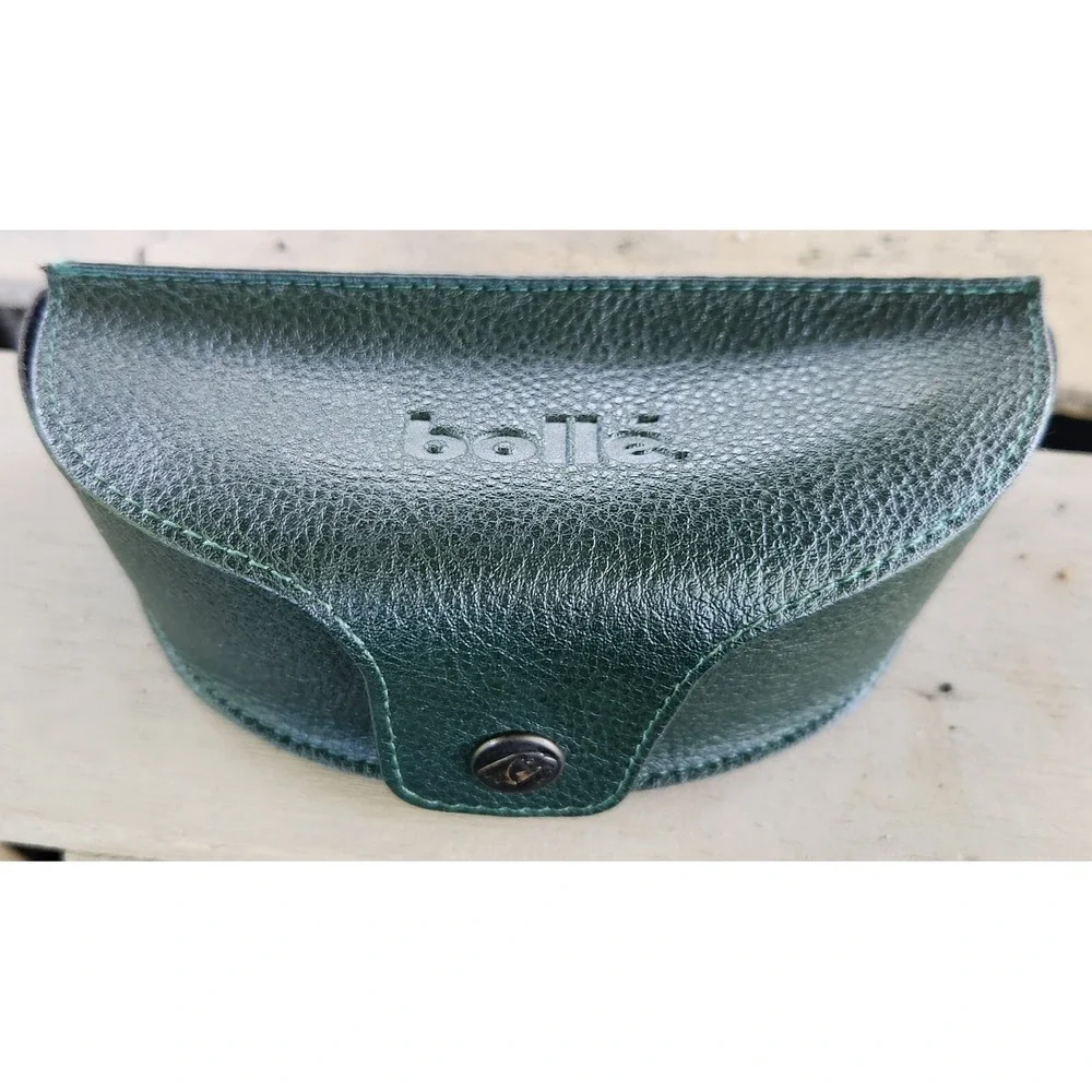 Vintage 1980S BOLLE‎ EAGLE VISION SUNGLASSES & CASE GREEN FRANCE VIPER TYPE VG